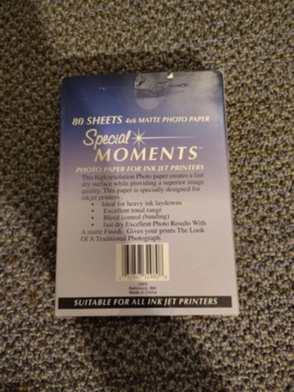 Photo Paper For Inkjet Printers Glossy 80 Sheets 4